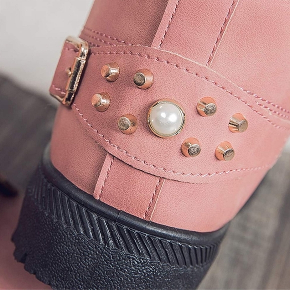 🆕️waterproof Anti Slip Winter Boots Pink - Picture 3 of 6